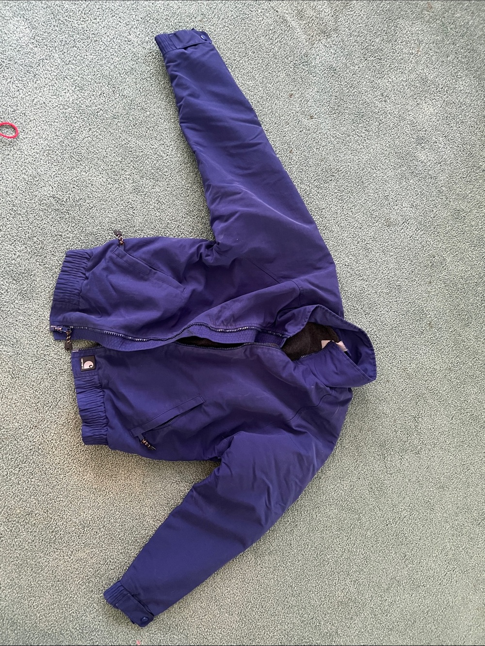 Carhartt Large Purple Insulated Puffer Jacket